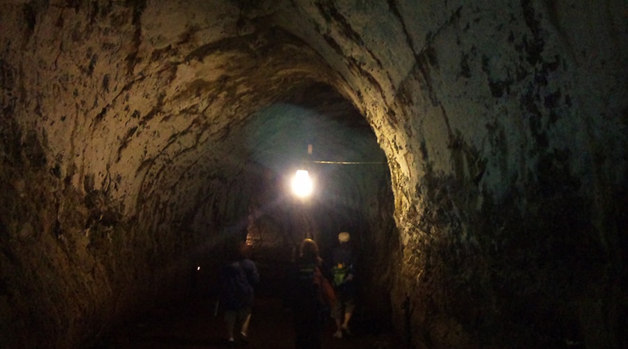 Extinct volcano of Santa Cruz